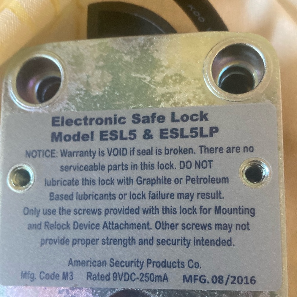 AMSEC Electronic Keypad Lock - Picture 6 of 11